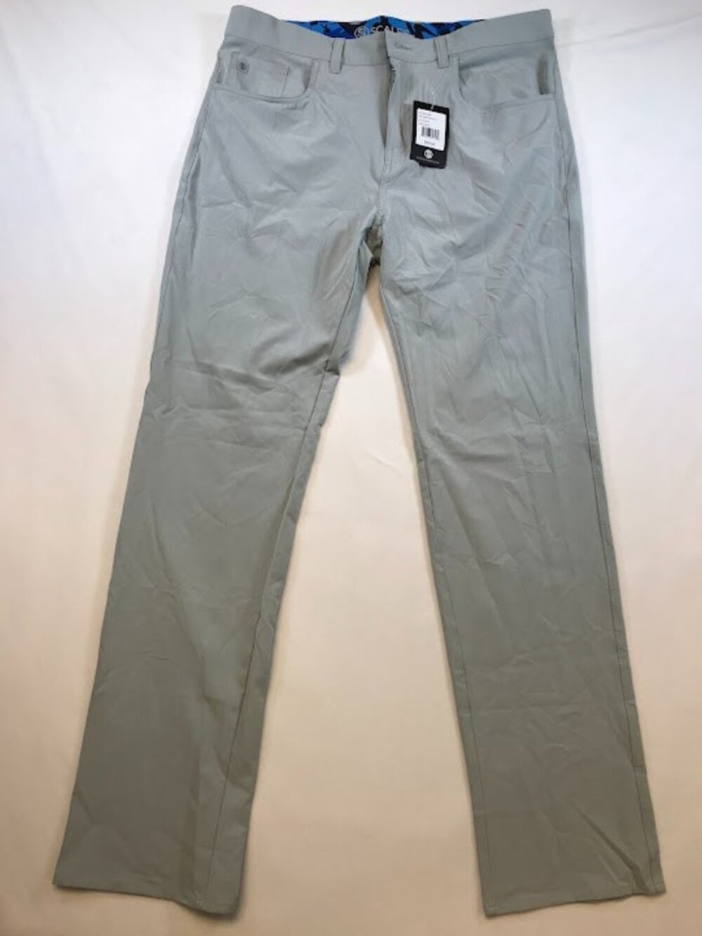 NWT Scales Men's All Tides Gray Gear Pants, Size 33 X 32